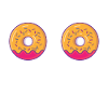 Bikini Donuts Mermaid Comic Style