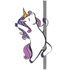 Poledance Einhorn