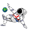 Bicycle kick astronaut