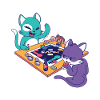 Cat Gamer Battle