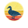 Retro Ente Farmtiere