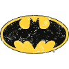 Batman small Logo Used Look