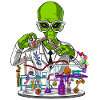 Alien Chemistry Scientist