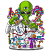 Alien Psychedelic Scientist