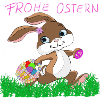 Osterhase mit Korb