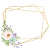 Flowers Geometric Customizable
