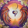 Heart angel of self-confidence