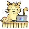 Chat de bureau