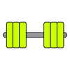 Haltère jaune