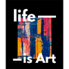 life is art abstract