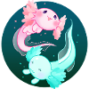Axolotl Yin Yang