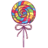 Candy cane Sweet lollipop
