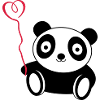 panda love
