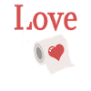 Love role with heart