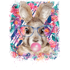 Bunny with Glasses