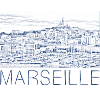 Pen drawing Marseille