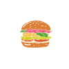 Veggie burger broccoli vegan