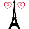 eiffel tower love