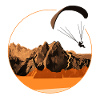 Paragliding paragliding mountains retro