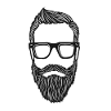 Beard face