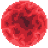 Red moon pixel art