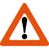 danger panel icon exclamation triangle