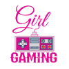 Retro gmergirl gambler saying gift