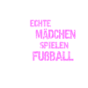 Mädchen Spielen Fußball