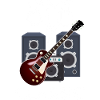 Old school classical guitar musician guitarist
