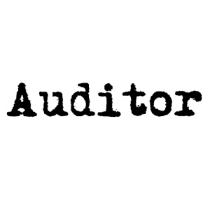 auditor typewriter black