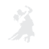 Salsa - silhouette d'un couple dansant