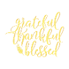 grateful thankful blessed spruch Geschenkidee