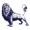 Lion t-shirt. Animal motif.