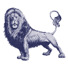 Lion t-shirt. Animal motif.
