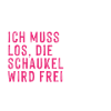 schaukel wird frei