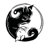 Yin Yang Cat