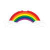 Alles wird gut Regenbogen zuhause Corona Virus