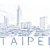 Pen drawing Taipei