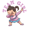 Gender Reveal Team girls