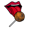 Planet Mars Lollipop