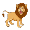 Cartoon lion