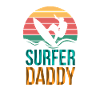 Papa surfeur - surf, père, papa