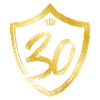 30 number year gold