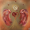 Heart angel of self-empowerment