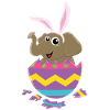 Easter Elephant - Cute Egg Hatching Easter Bunny