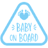BABY AN BOARD - garçon bleu
