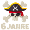 6e verjaardag piraat 6 jaar jongen cadeau