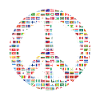 Peacezeichen 70er Jahre