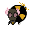 Cochon avec masque