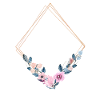 Fleurs triangulaires personnalisables